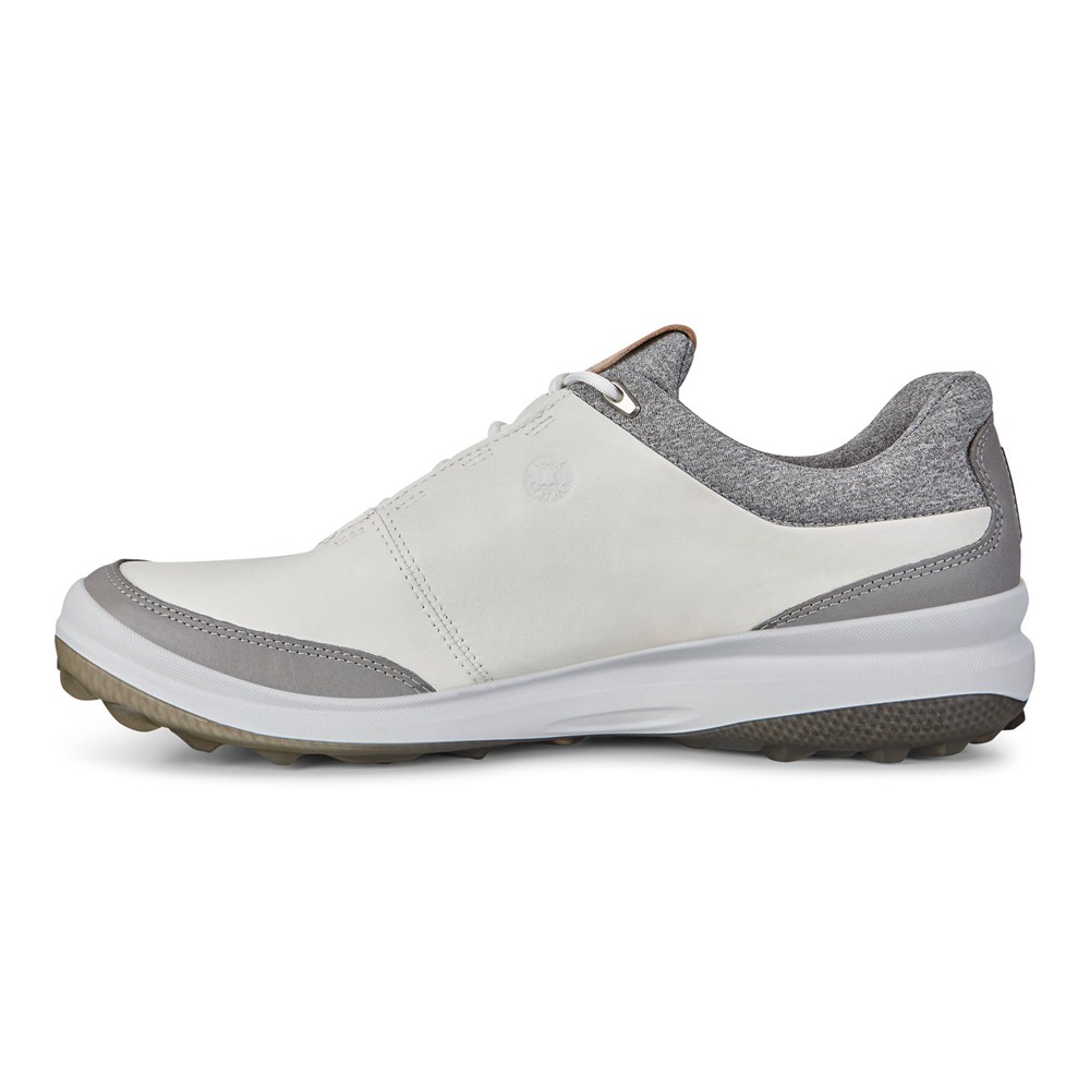 Zapatos De Golf Hombre - ECCO Biom Hybrid 3 Gtx - Blancos/Grises - XGS271659